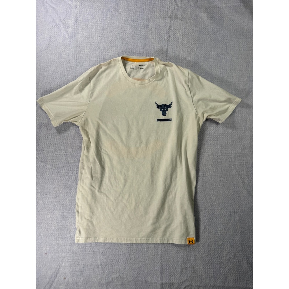 Under Armour Project Rock Blood Sweat Respect Brahma Bull T-Shirt Mens Medium